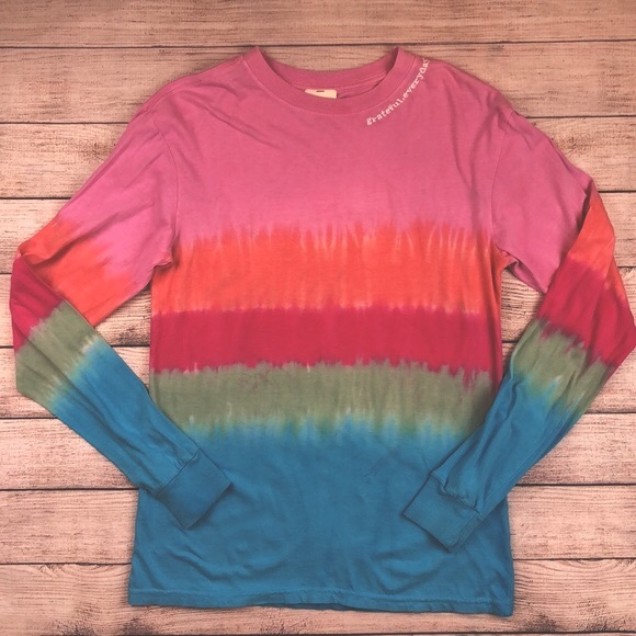 Jadelynn Brooke Long Sleeve Tie-Dye Tee | Size XS - Picture 2 of 10